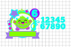Adorable Monster Shaker Cake Topper 3D SVG Product Image 2