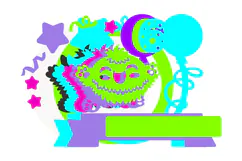 Adorable Monster Shaker Cake Topper 3D SVG Product Image 3