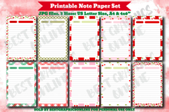 Cherry Printable Note Paper Cherries Writing Papers Notebook Product Image 1