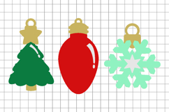 christmas ornament 3D SVG Product Image 2