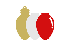 christmas ornament 3D SVG Product Image 3