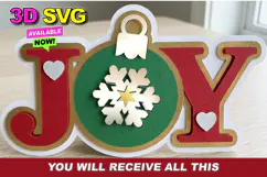 Christmas Elf Decor 3D SVG Product Image 1