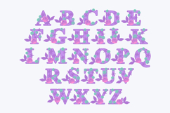 Alphabet 3D SVG Mermaid Product Image 2