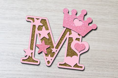 Alphabet 3D SVG Princess Product Image 4