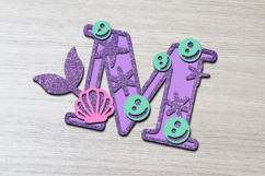 Alphabet 3D SVG Mermaid Product Image 4