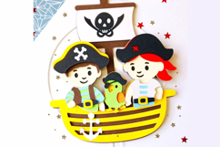 Cute Pirate Elements 3D SVG Product Image 4