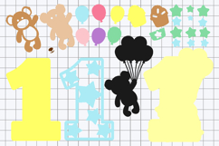 Teddy Bear Numbers 3D SVG Product Image 3