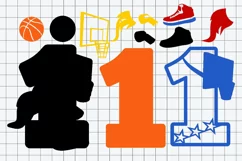 Basketball 3D SVG Numbers | Basketball birthday SVG Product Image 3