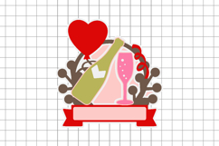 Cheers Celebration Cake Topper 3D SVG Product Image 3