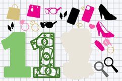 Scavenger Hunt Numbers 3D SVG Product Image 3