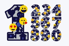 Social Media Numbers 3D SVG Product Image 2