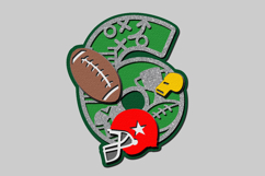 Football Numbers 3D SVG Product Image 4