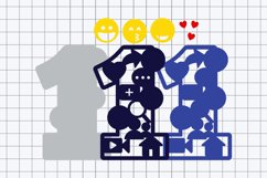 Social Media Numbers 3D SVG Product Image 3