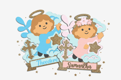 Baptism Angel Topper 3D SVG Product Image 4
