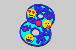 Social Media Numbers 3D SVG Product Image 4
