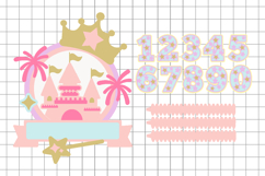 Castle Cake Topper 3D SVG Product Image 2