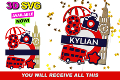 London Cake Topper 3D SVG Product Image 1