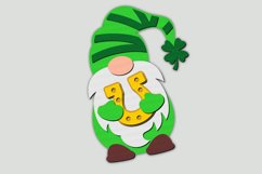St Patrick&#039;s Day Numbers and Elements 3D SVG Product Image 7