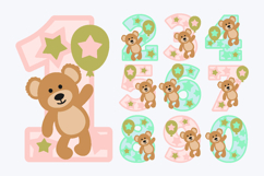 Teddy bear Numbers 3D SVG Product Image 2