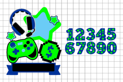 Video Game Cake Topper 3D SVG Product Image 2