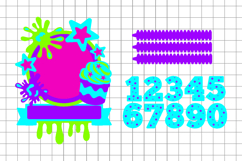 Slime Cake topper 3D SVG Product Image 2