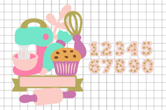 Little Bakery Cake Topper 3D SVG Product Image 2