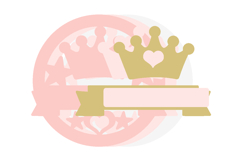 Baby Name Sign Princess 3D SVG Product Image 3