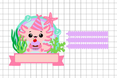 Axolotl Birthday Shaker 3D Cake Topper SVG Product Image 2
