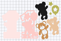 Teddy bear Numbers 3D SVG Product Image 3