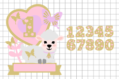Lamb Cake Topper 3D SVG Product Image 2