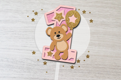 Teddy bear Numbers 3D SVG Product Image 4