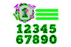 Shaker cake topper SVG Laser tag Product Image 2