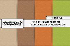 Little Farm Digital Papers, scrapbooking backgrounds designs Product Image 1