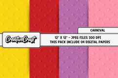 Carnival Colors Digital Papers, scrapbook backgrounds design Product Image 1