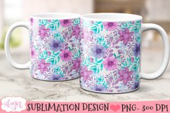 Floral designs for 11oz and 15oz mug sublimation Product Image 2
