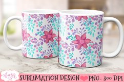 Floral designs for 11oz and 15oz mug sublimation Product Image 8