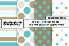 Baby Boy Digital Paper, baby boy graphics, baby illustration Product Image 1