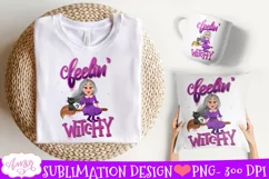 Feelin witchy Sublimation PNG| Cute Halloween design Product Image 3