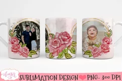 Add your own photos mug wrap PNG for sublimation 11oz 15oz Product Image 2