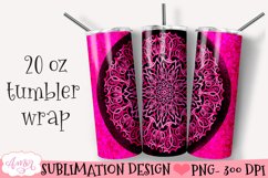 Golden Mandala Tumbler Wrap for Sublimation BUNDLE Product Image 4
