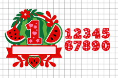 Watermelon Cake Topper 3D SVG Product Image 2