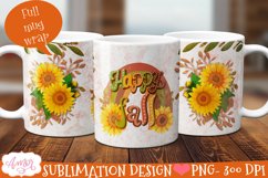 BUNDLE Fall Mug wraps PNG for sublimation 11oz and 15oz Product Image 11