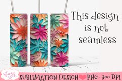 3D Tumbler Sublimation BUNDLE | Spring tumbler PNG Product Image 9