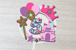 Shaker cake topper SVG Princess Castle Product Image 4