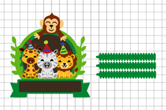 Shaker cake topper SVG Safari Product Image 3