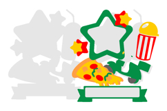 Pizza Cake Topper 3D SVG Product Image 3