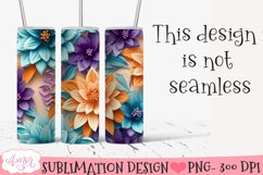 3D Tumbler Sublimation BUNDLE | Spring tumbler PNG Product Image 10