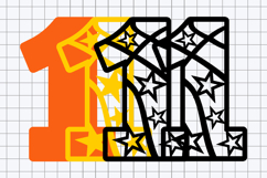 Basketball Card and Numbers 3D SVG Product Image 3