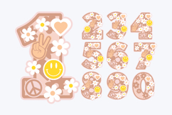 Daisy Numbers 3D SVG Product Image 2