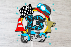 Shaker cake topper SVG Motorcycle Product Image 4
